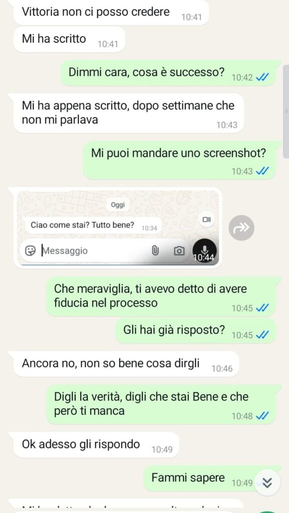screenshot recensione cliente - Vittoria Bianchi